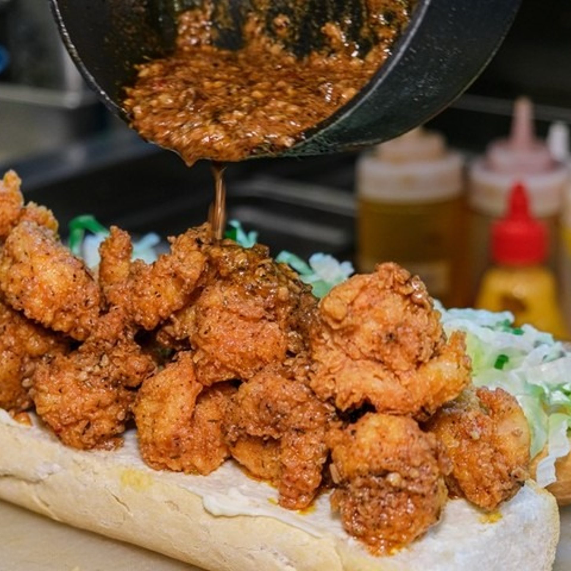 Seasoned, sauced, and ready to go